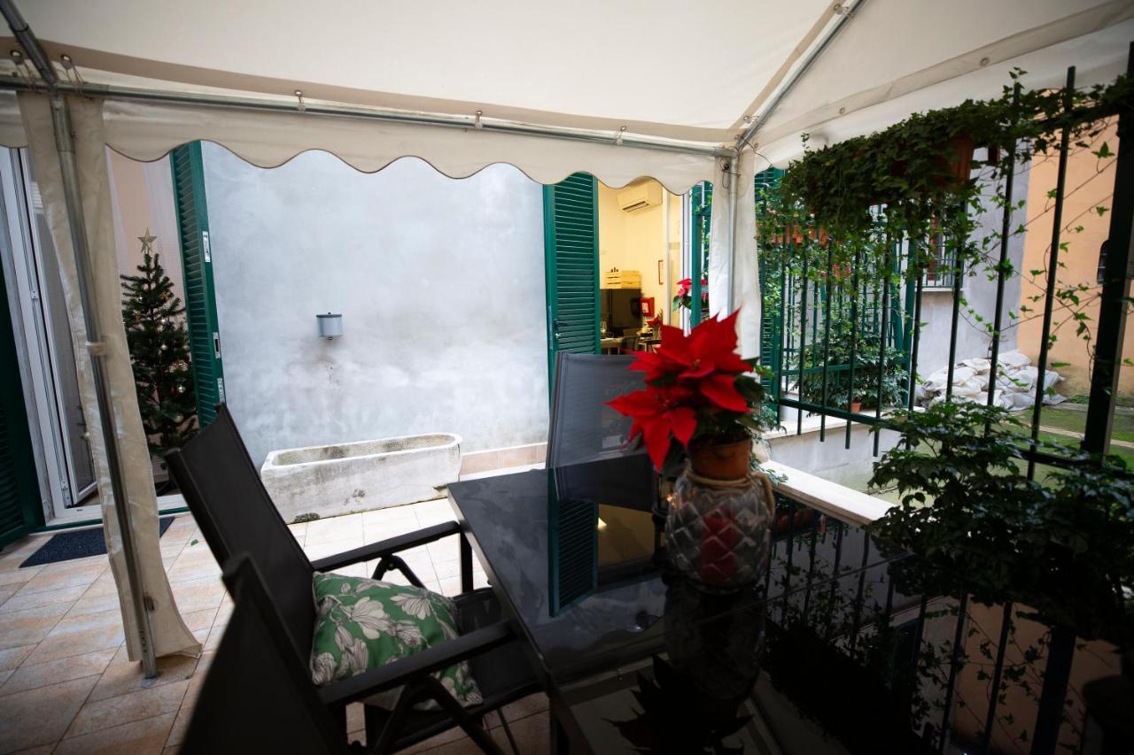 Flatinrome Trastevere Deluxe Rooms - Green Patio Zewnętrze zdjęcie
